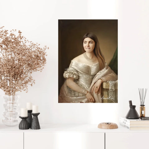 Tableau Personnalisé Portrait de Femme Marie-Christine de Savoie