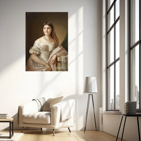 Tableau Personnalisé Portrait de Femme Marie-Christine de Savoie