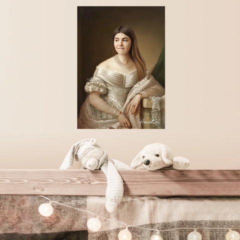 Tableau Personnalisé Portrait de Femme Marie-Christine de Savoie