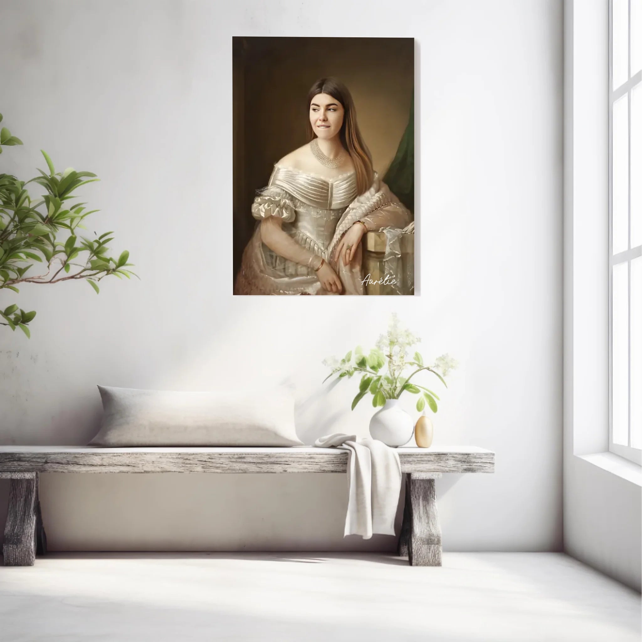 Tableau Personnalisé Portrait de Femme Marie-Christine de Savoie