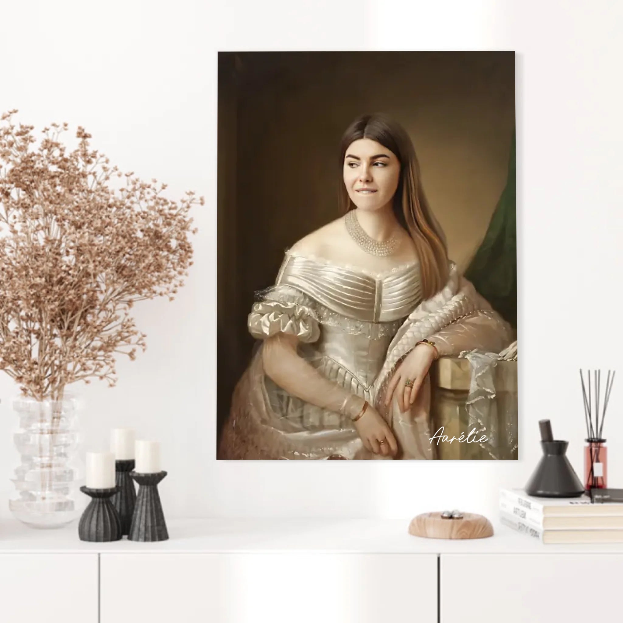 Tableau Personnalisé Portrait de Femme Marie-Christine de Savoie
