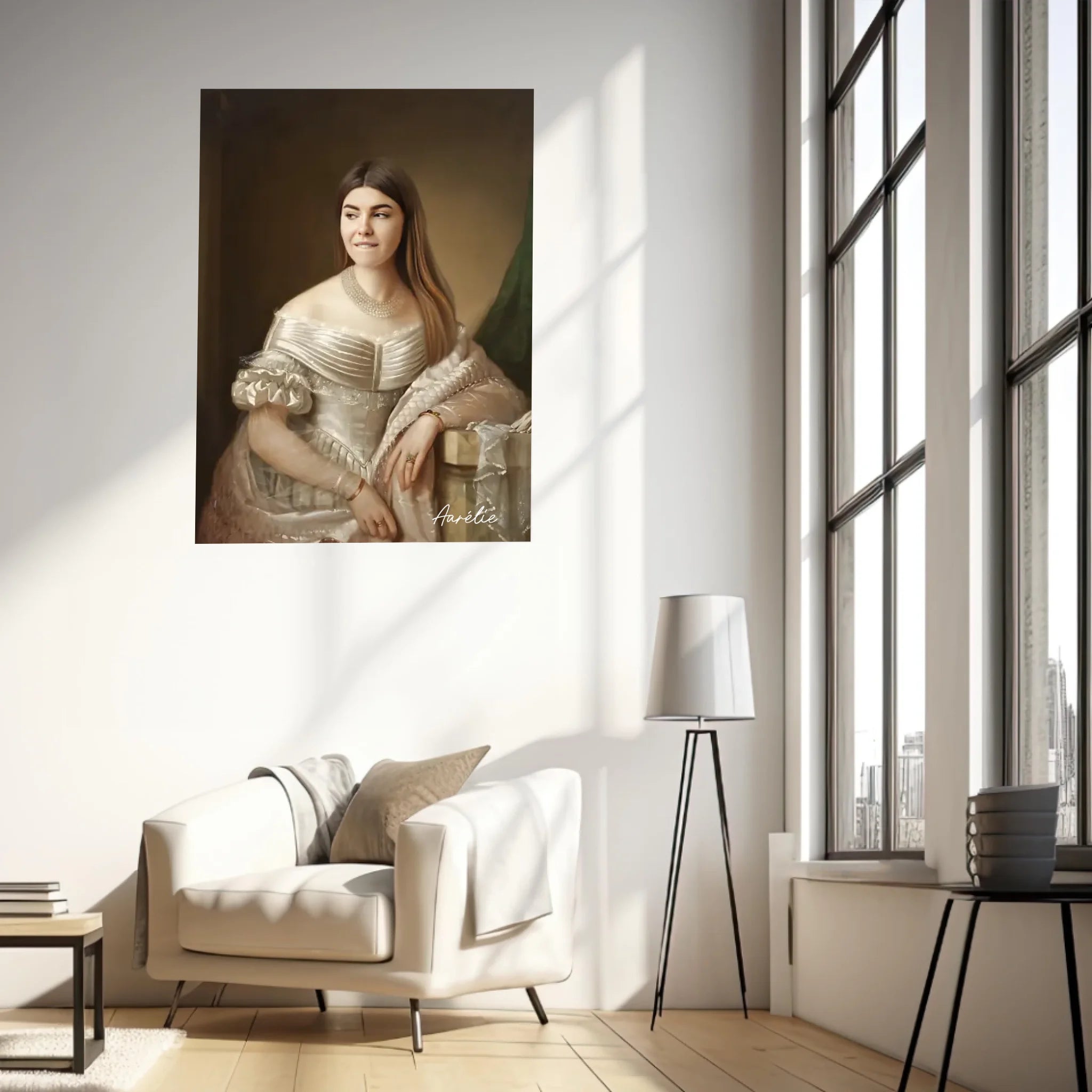 Tableau Personnalisé Portrait de Femme Marie-Christine de Savoie