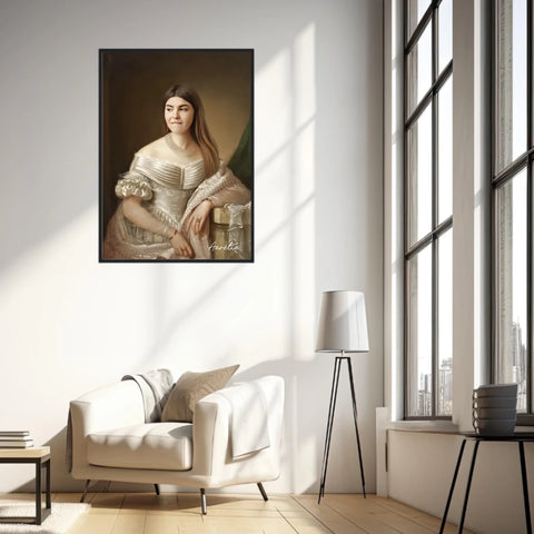 Tableau Personnalisé Portrait de Femme Marie-Christine de Savoie