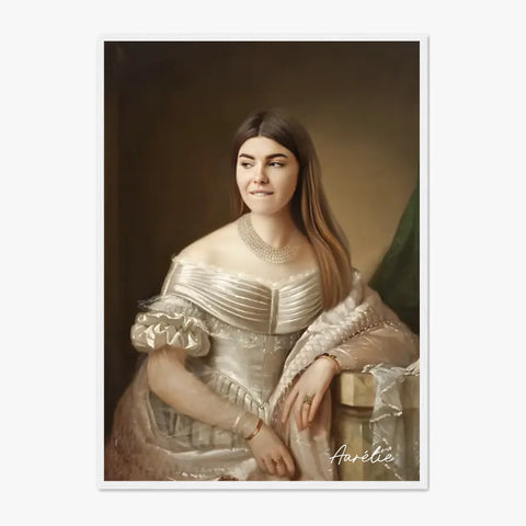 Tableau Personnalisé Portrait de Femme Marie-Christine de Savoie