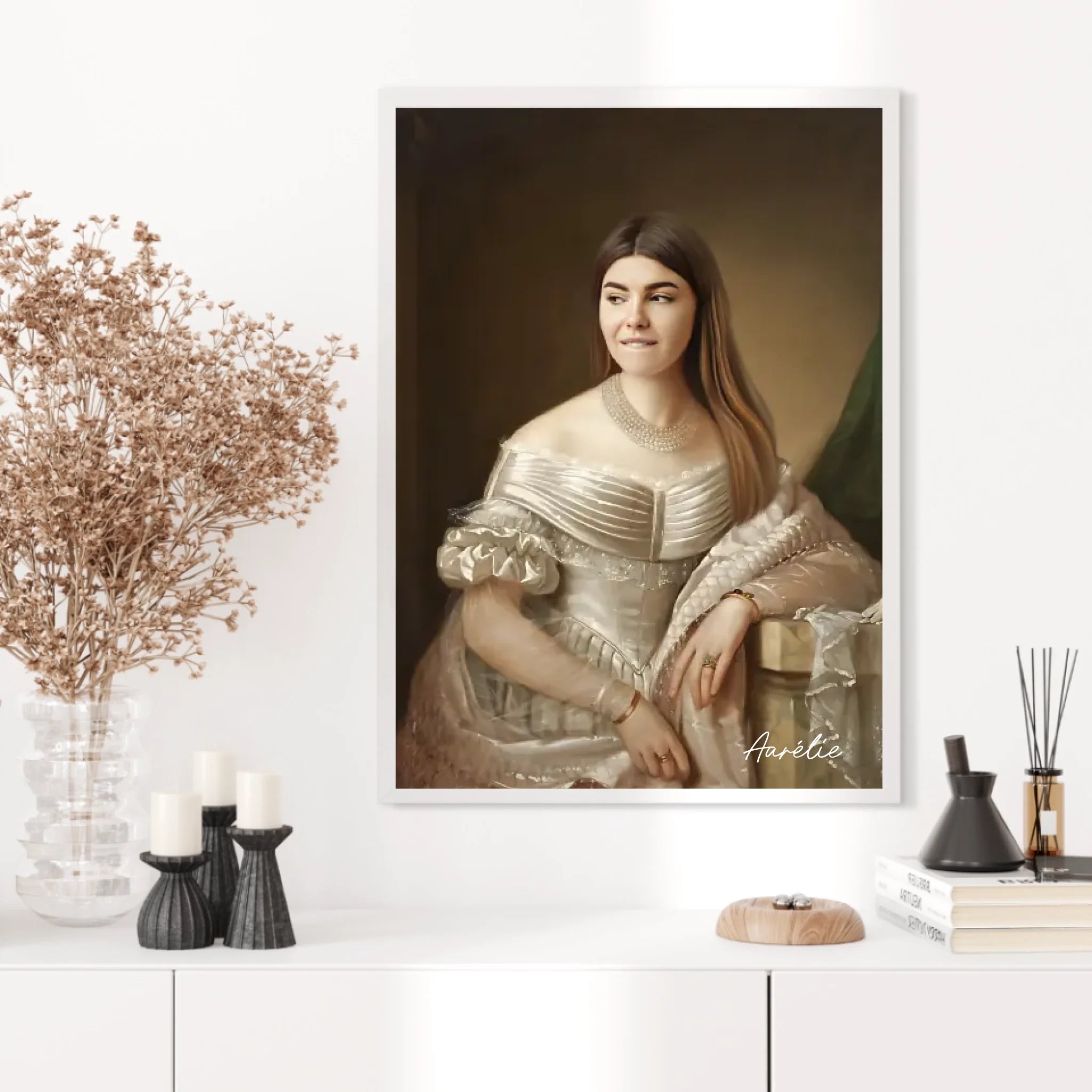 Tableau Personnalisé Portrait de Femme Marie-Christine de Savoie