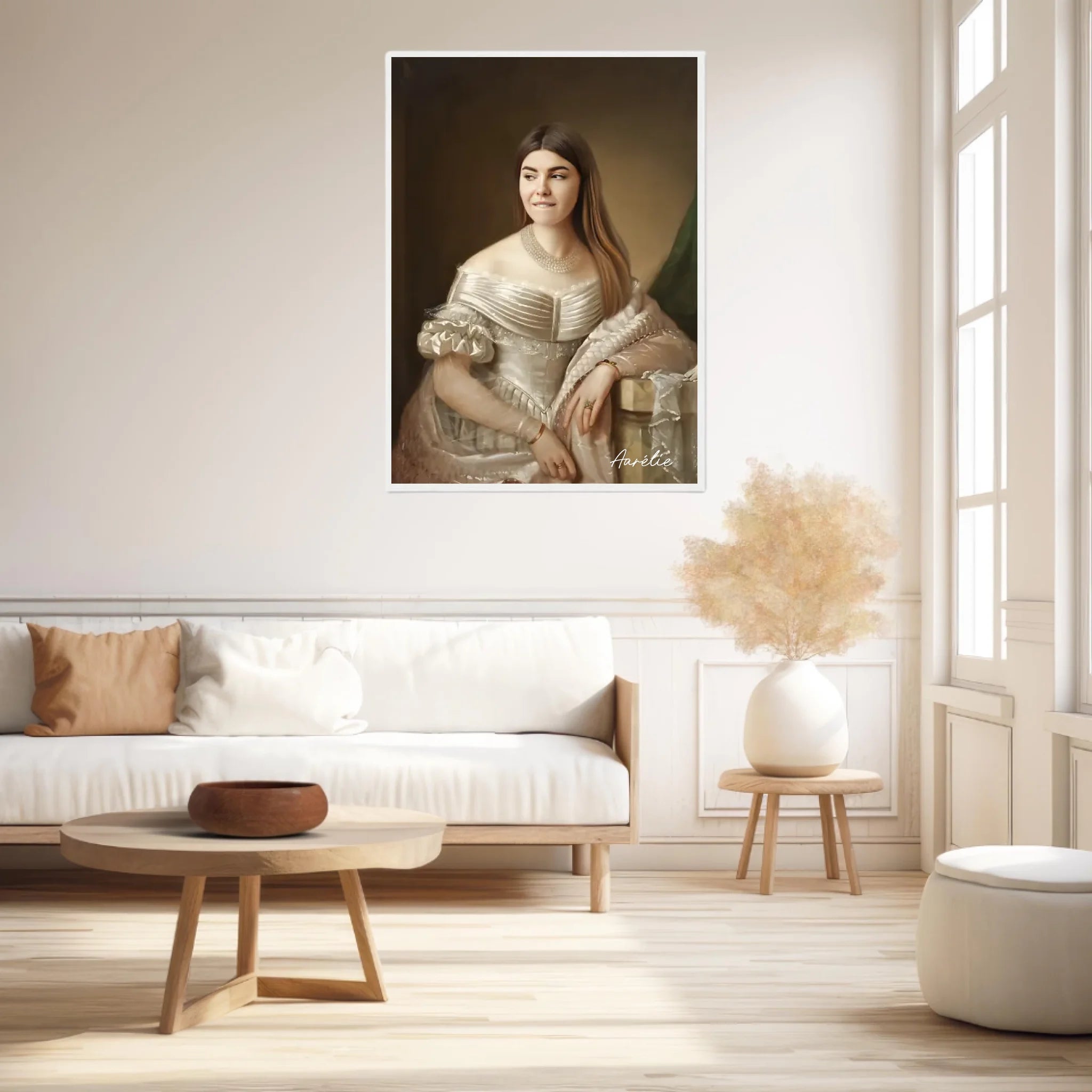 Tableau Personnalisé Portrait de Femme Marie-Christine de Savoie