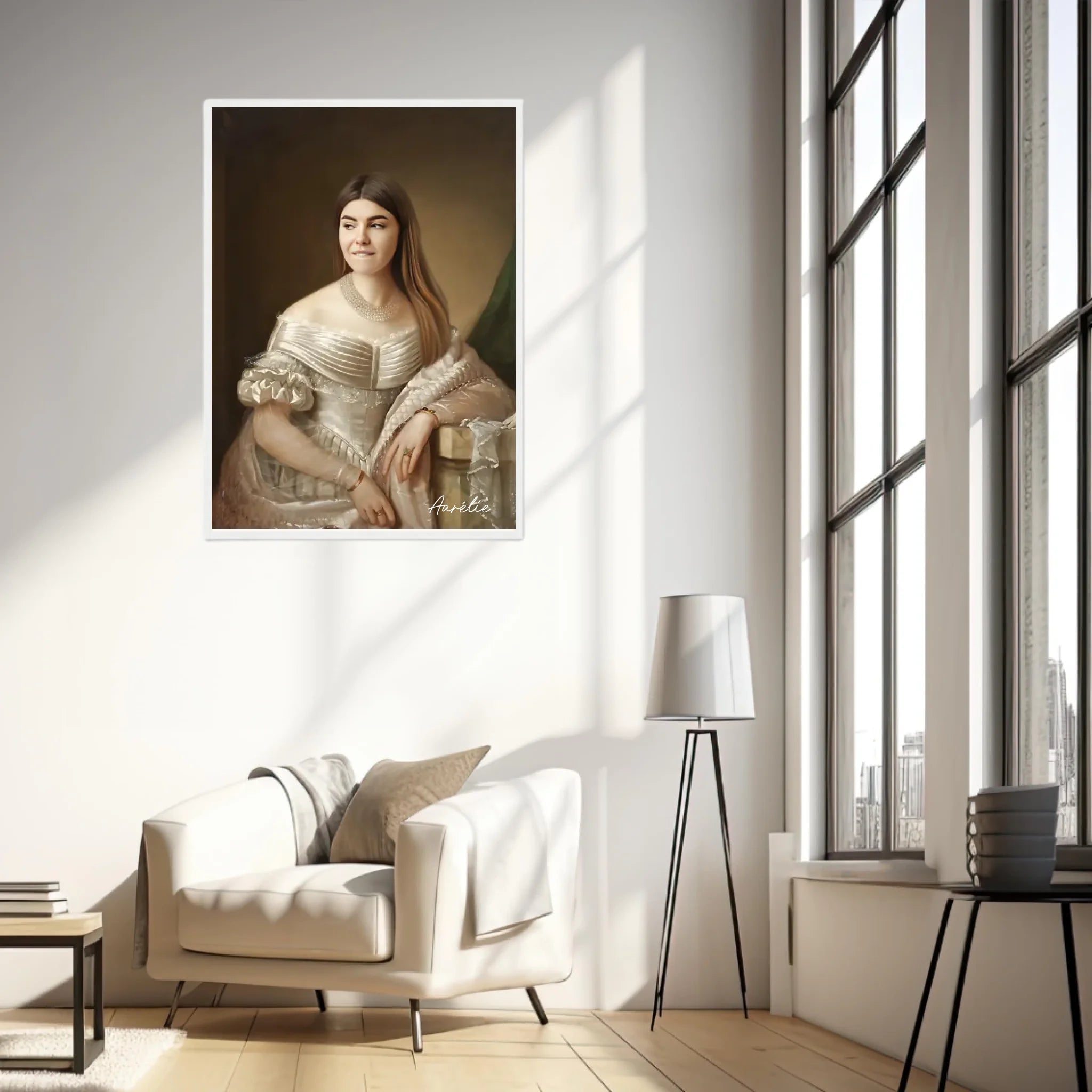 Tableau Personnalisé Portrait de Femme Marie-Christine de Savoie