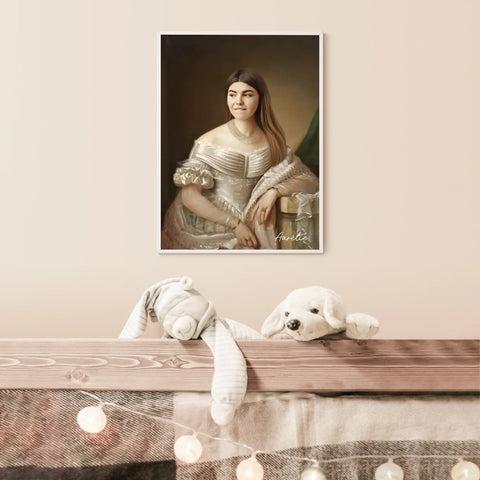 Tableau Personnalisé Portrait de Femme Marie-Christine de Savoie
