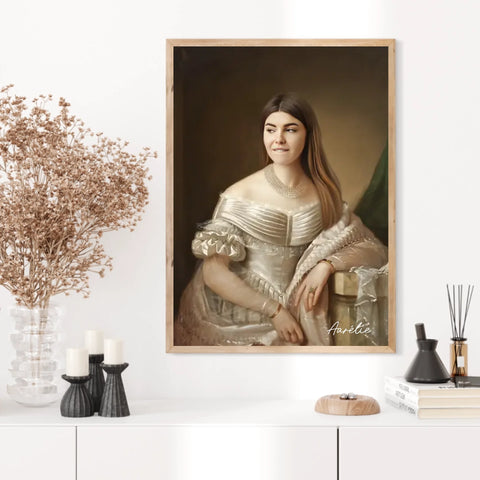 Tableau Personnalisé Portrait de Femme Marie-Christine de Savoie