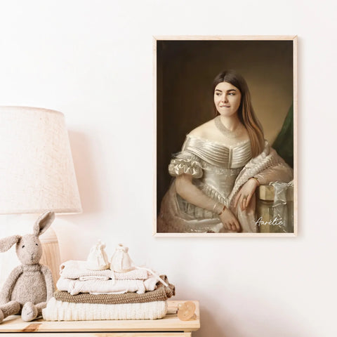 Tableau Personnalisé Portrait de Femme Marie-Christine de Savoie