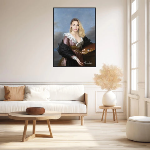 Tableau Personnalisé Portrait de Femme Autoportrait Elisabeth-Louise Vigée-Lebrun
