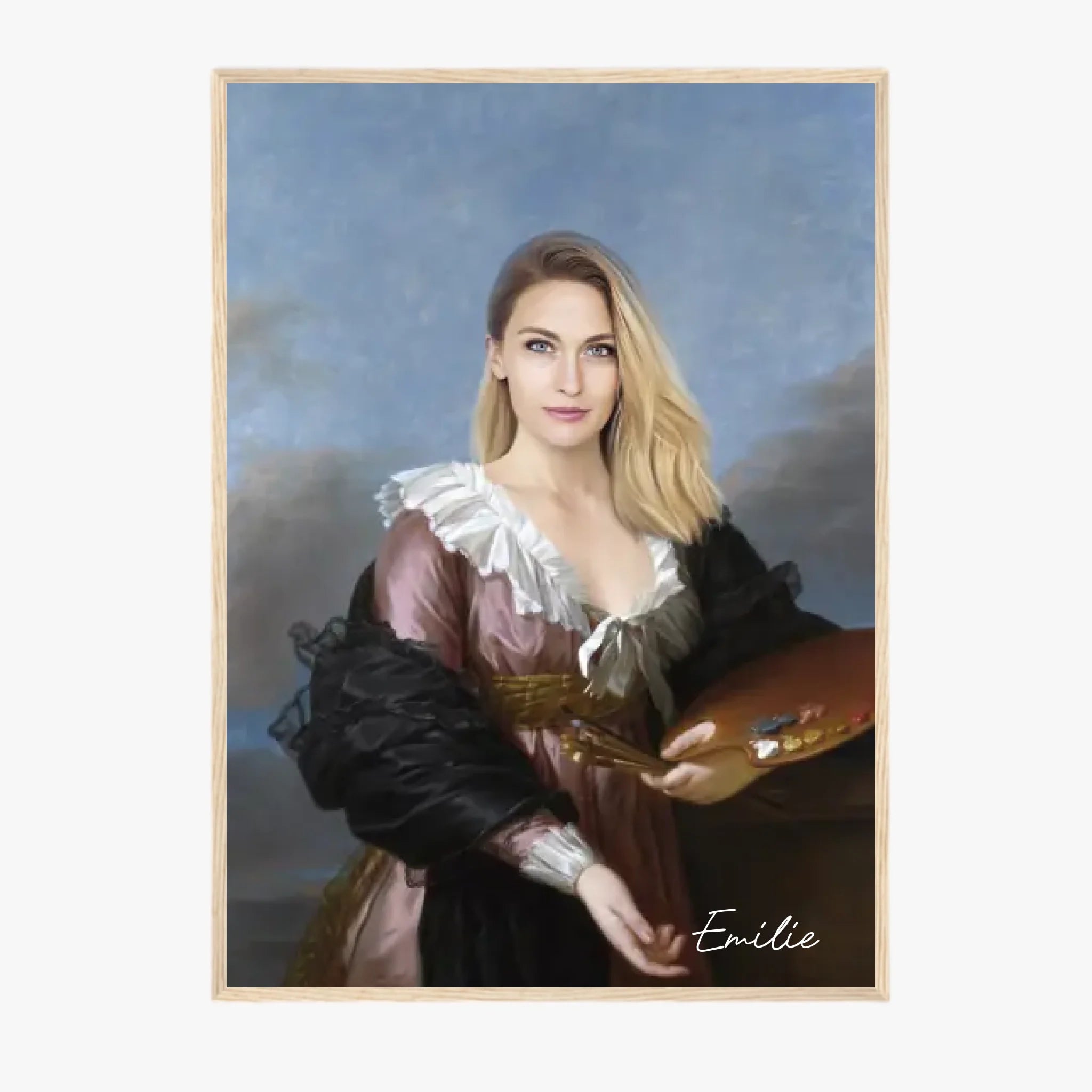 Tableau Personnalisé Portrait de Femme Autoportrait Elisabeth-Louise Vigée-Lebrun
