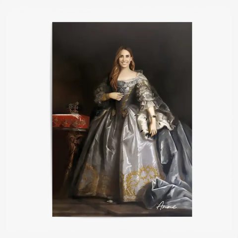 Tableau Personnalisé Portrait de Femme Anne de Hanovre