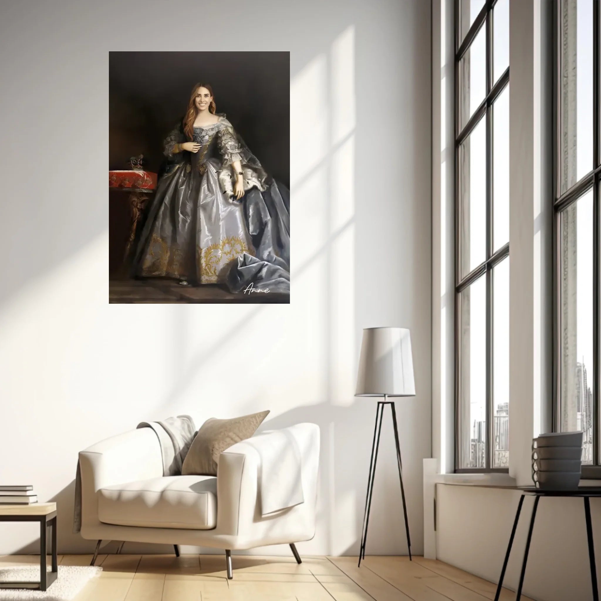 Tableau Personnalisé Portrait de Femme Anne de Hanovre