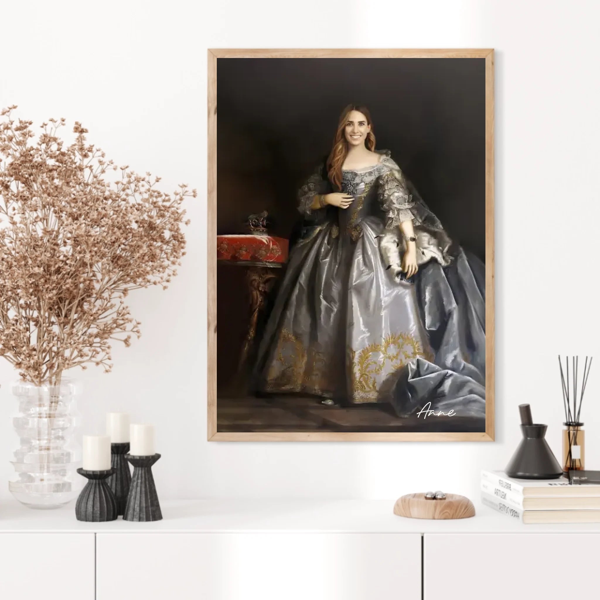 Tableau Personnalisé Portrait de Femme Anne de Hanovre