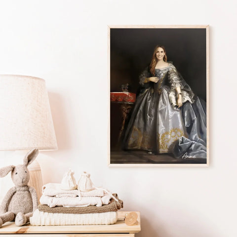 Tableau Personnalisé Portrait de Femme Anne de Hanovre