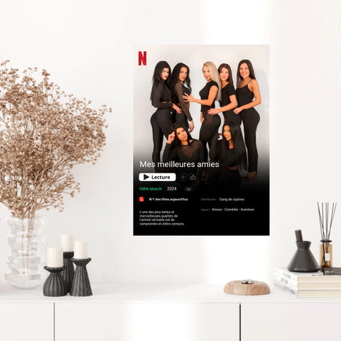 Affiche Personnalisée Poster Netflix Meilleure Amie