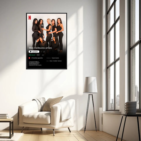 Affiche Personnalisée Poster Netflix Meilleure Amie