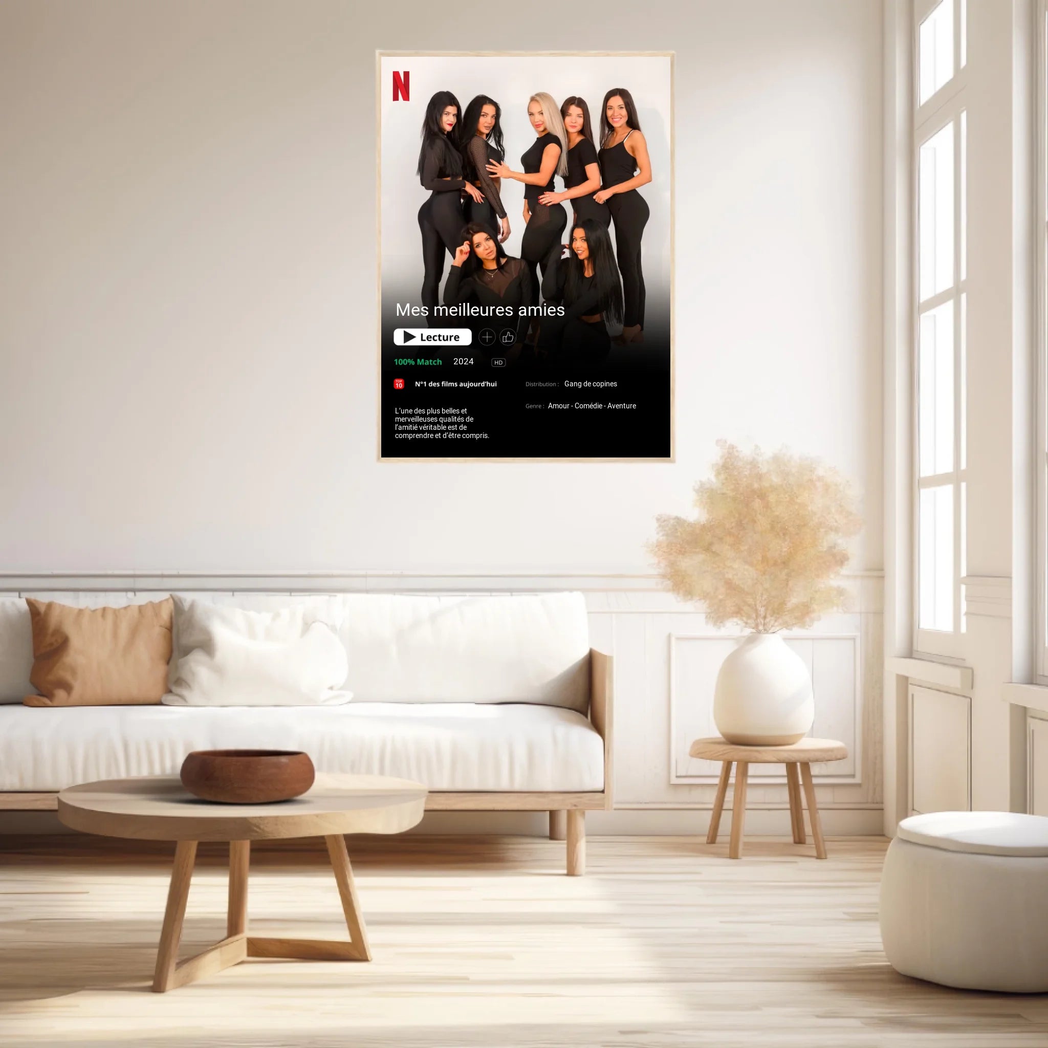 Affiche Personnalisée Poster Netflix Meilleure Amie