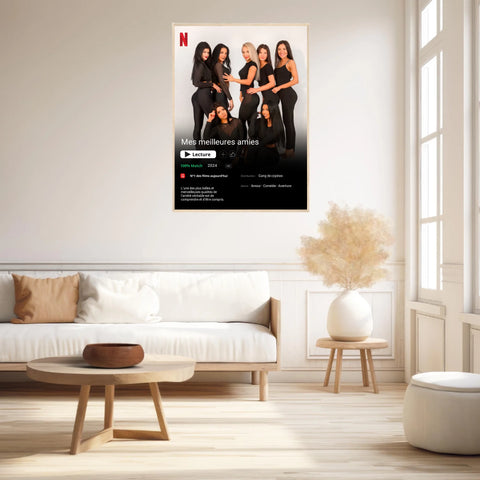 Affiche Personnalisée Poster Netflix Meilleure Amie