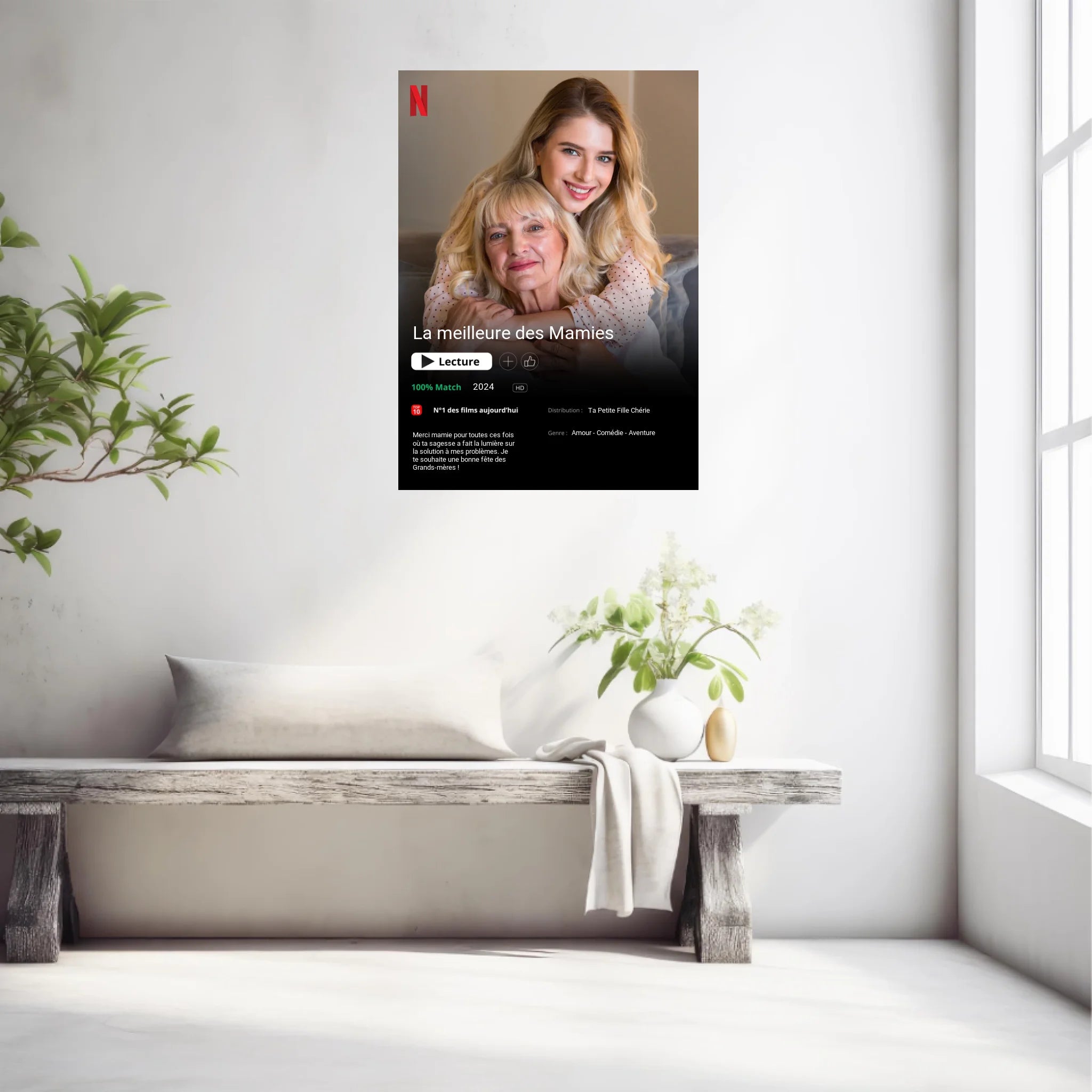 Affiche Personnalisée Poster Netflix Grand Mère