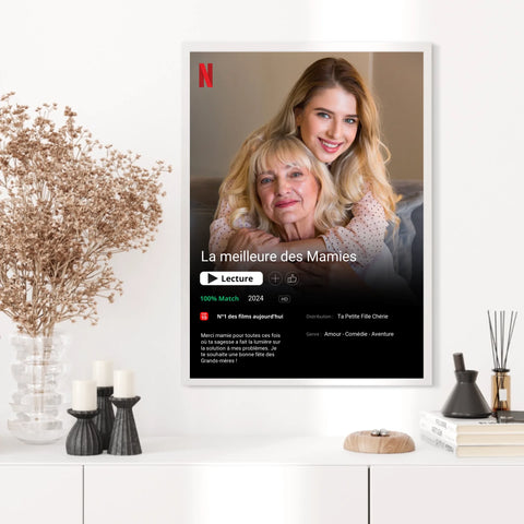 Affiche Personnalisée Poster Netflix Grand Mère