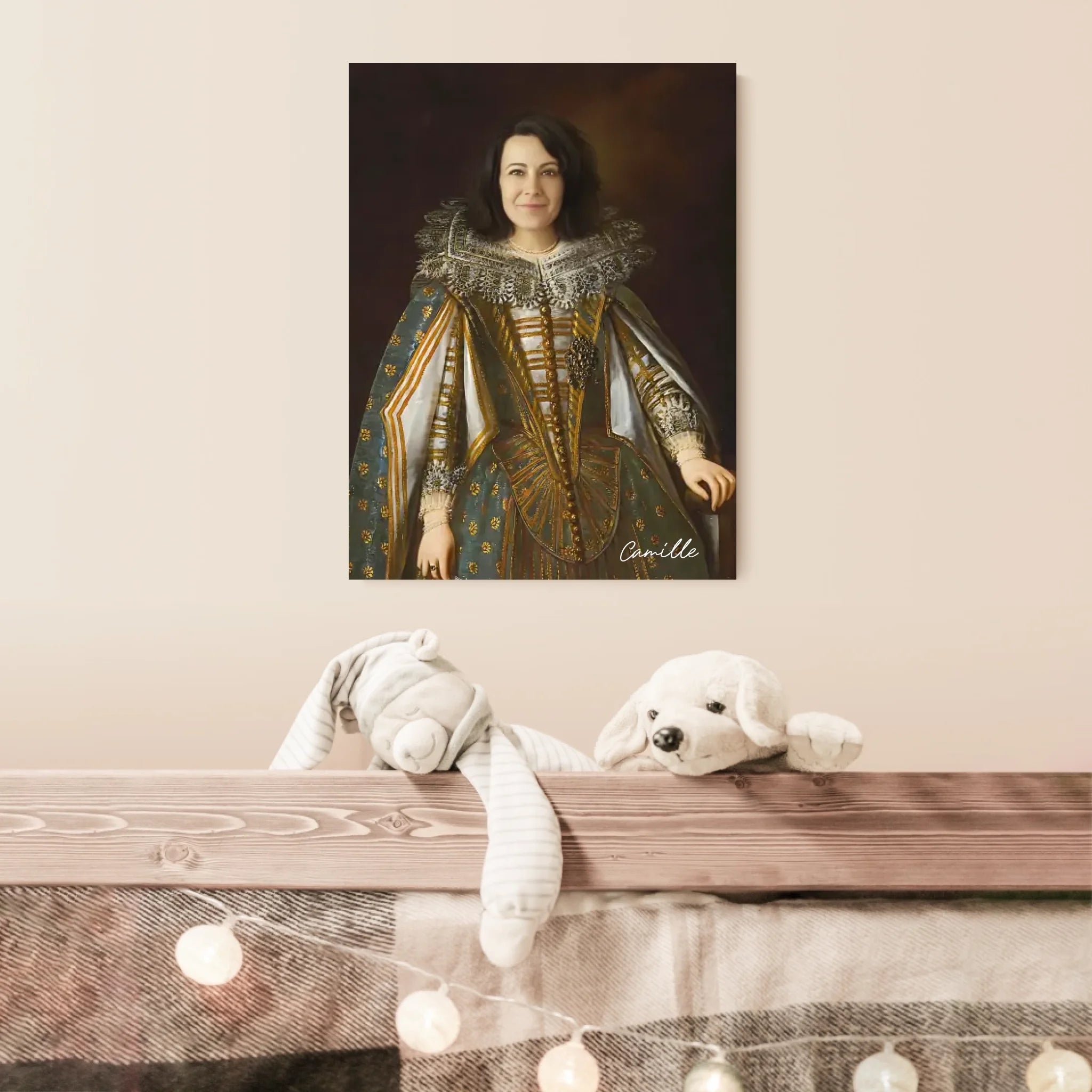 Tableau Personnalisé Portrait de Femme Marguerite de Médicis Duchesse de Parme et Plaisance