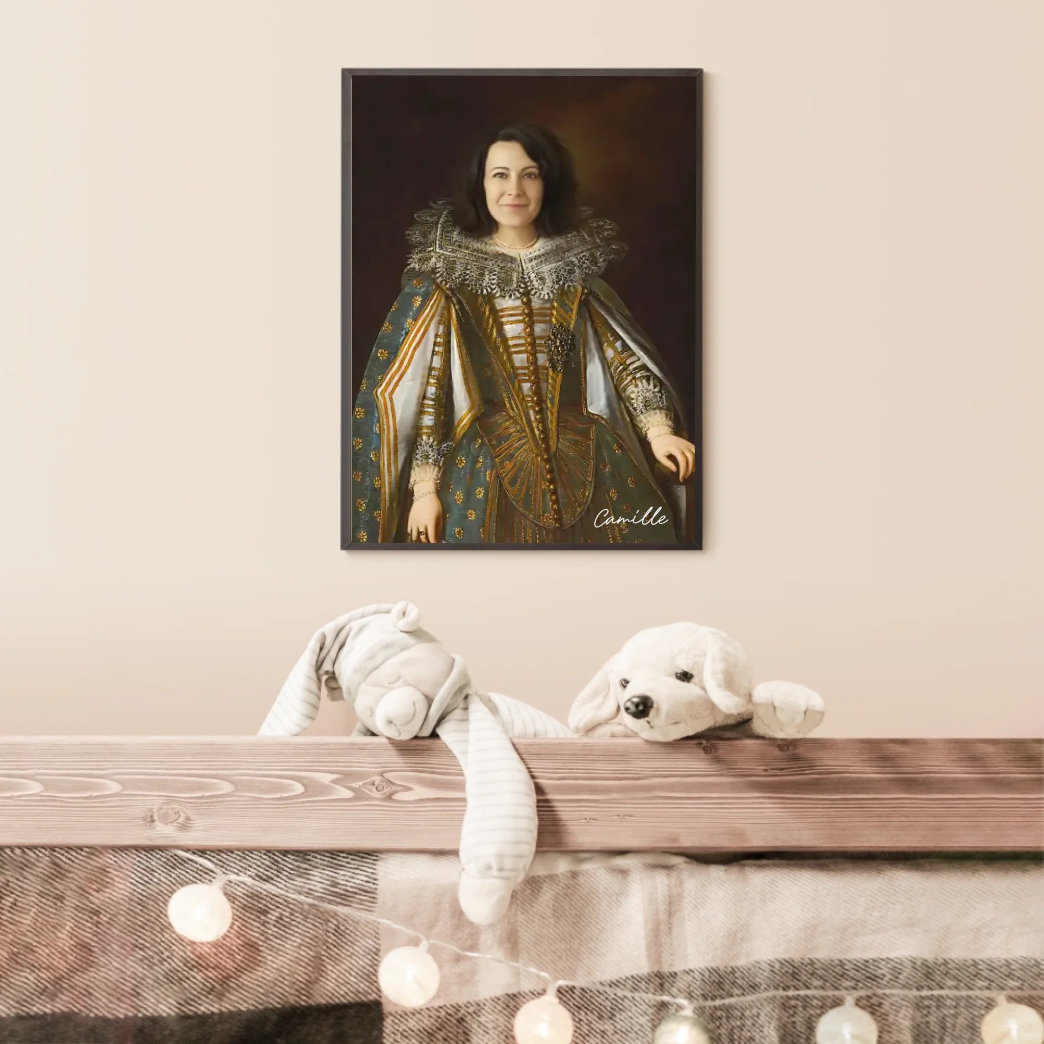 Tableau Personnalisé Portrait de Femme Marguerite de Médicis Duchesse de Parme et Plaisance