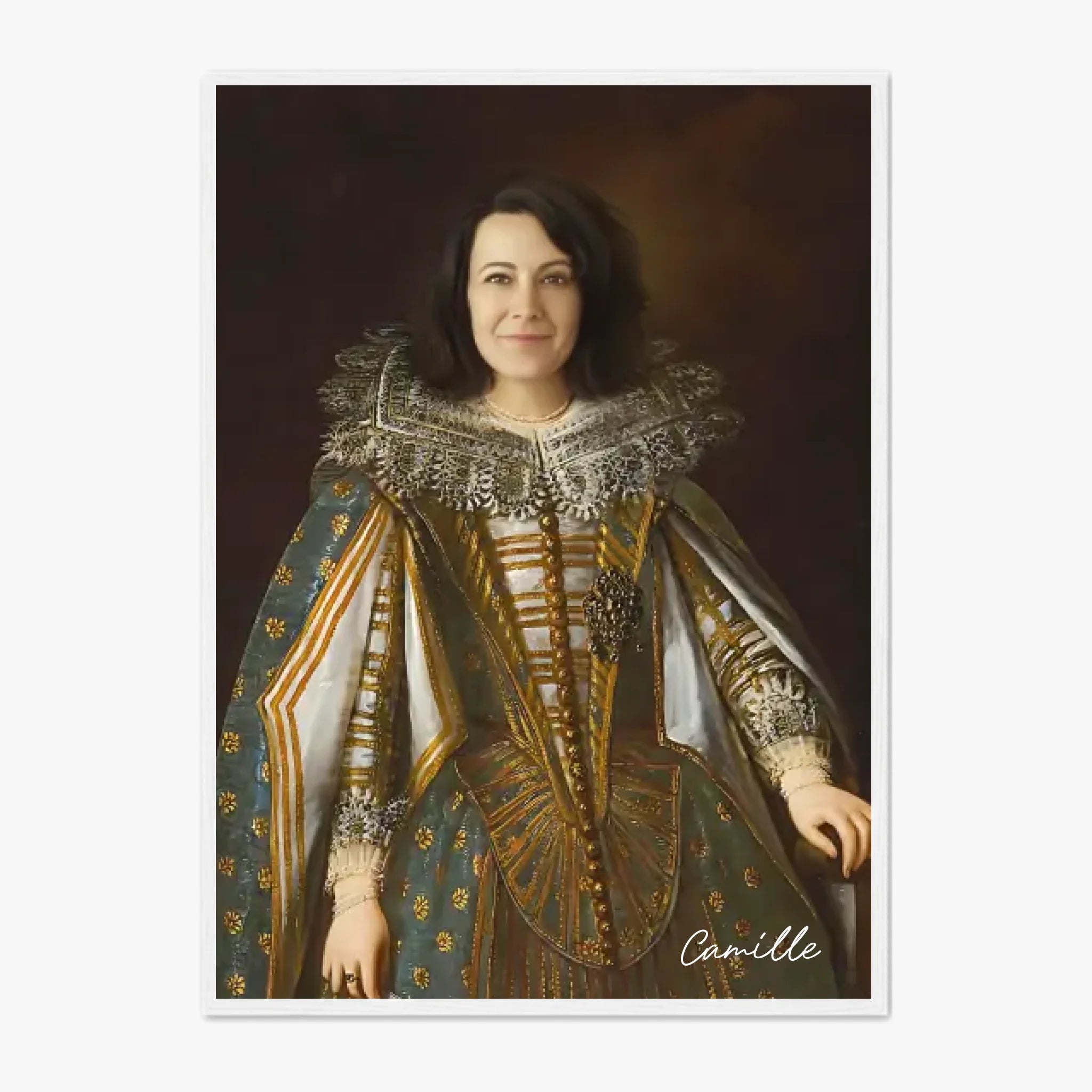 Tableau Personnalisé Portrait de Femme Marguerite de Médicis Duchesse de Parme et Plaisance