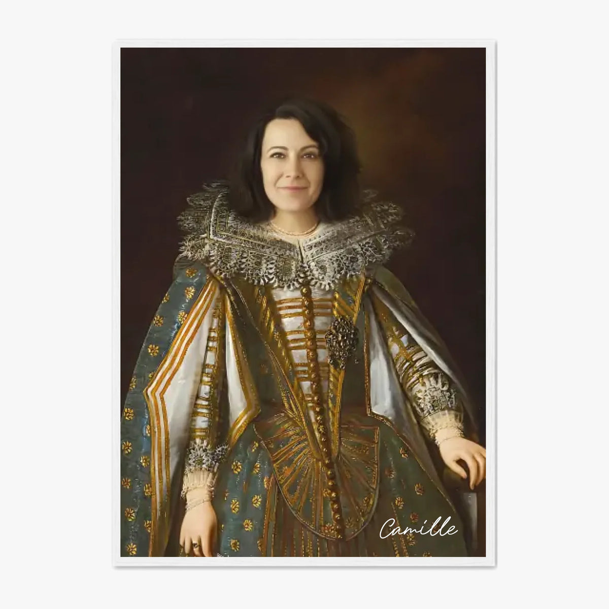 Tableau Personnalisé Portrait de Femme Marguerite de Médicis Duchesse de Parme et Plaisance
