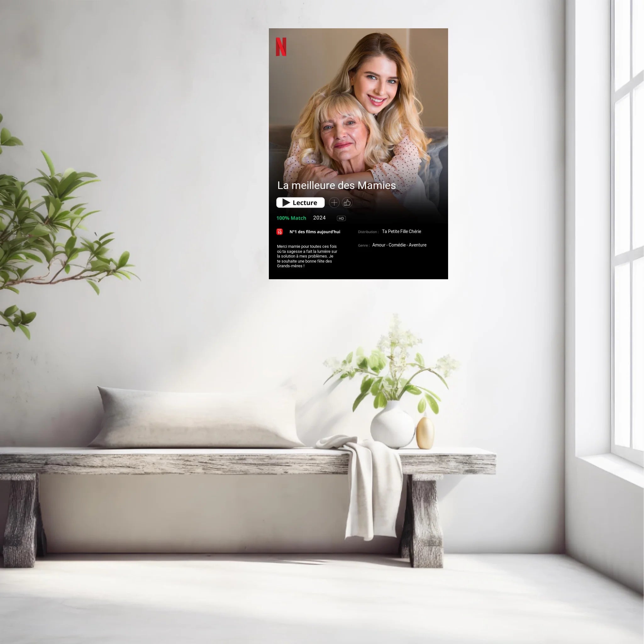 Affiche Personnalisée Poster Netflix Grand Mère
