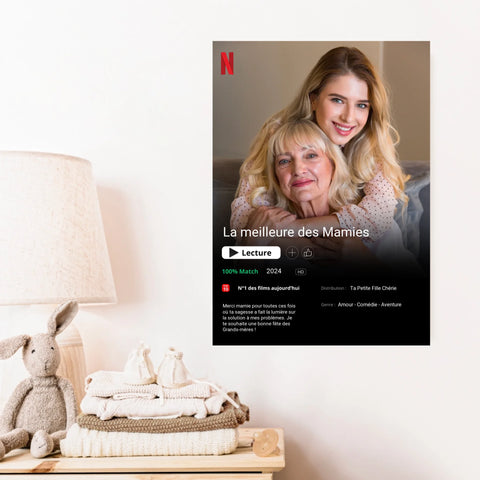 Affiche Personnalisée Poster Netflix Grand Mère