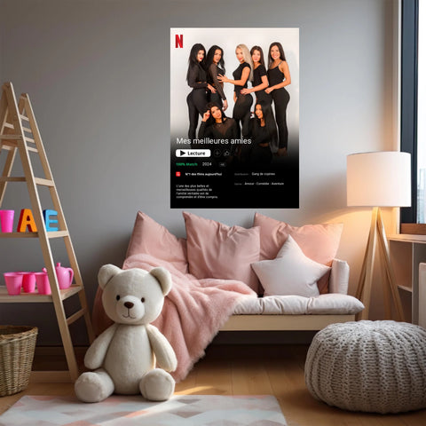 Affiche Personnalisée Poster Netflix Meilleure Amie