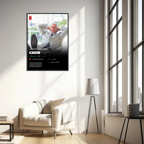 Affiche Personnalisée Poster Netflix Retraite