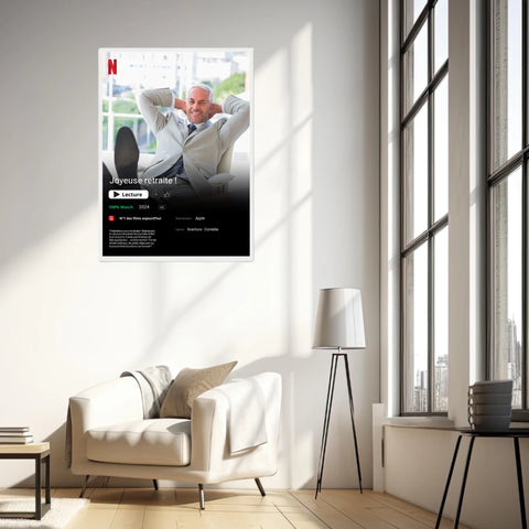 Affiche Personnalisée Poster Netflix Retraite