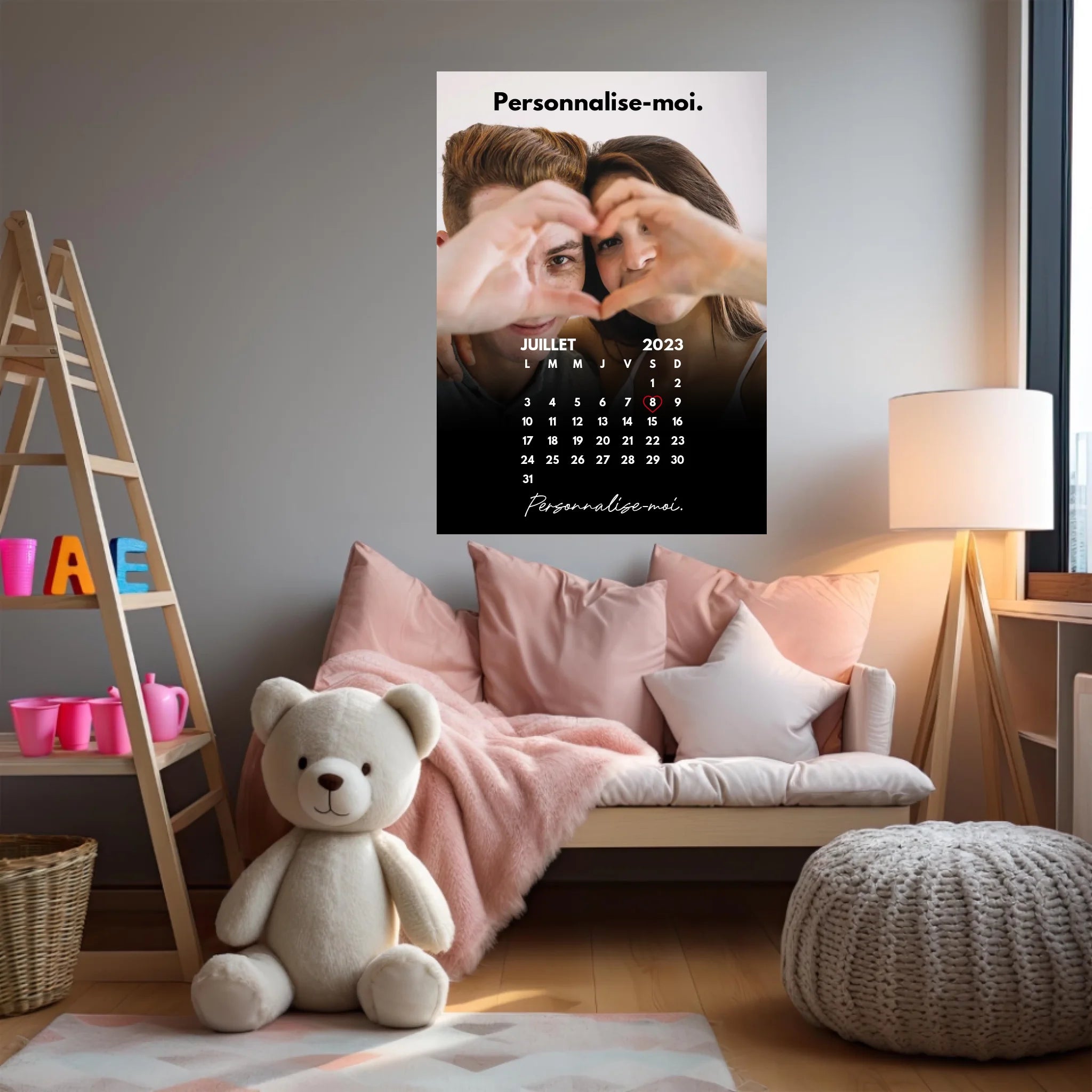 Affiche Personnalisée Calendrier Photo Couple