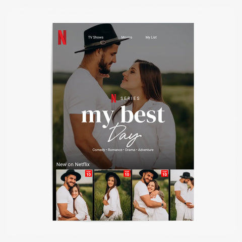 Affiche Personnalisée Netflix My Best Day
