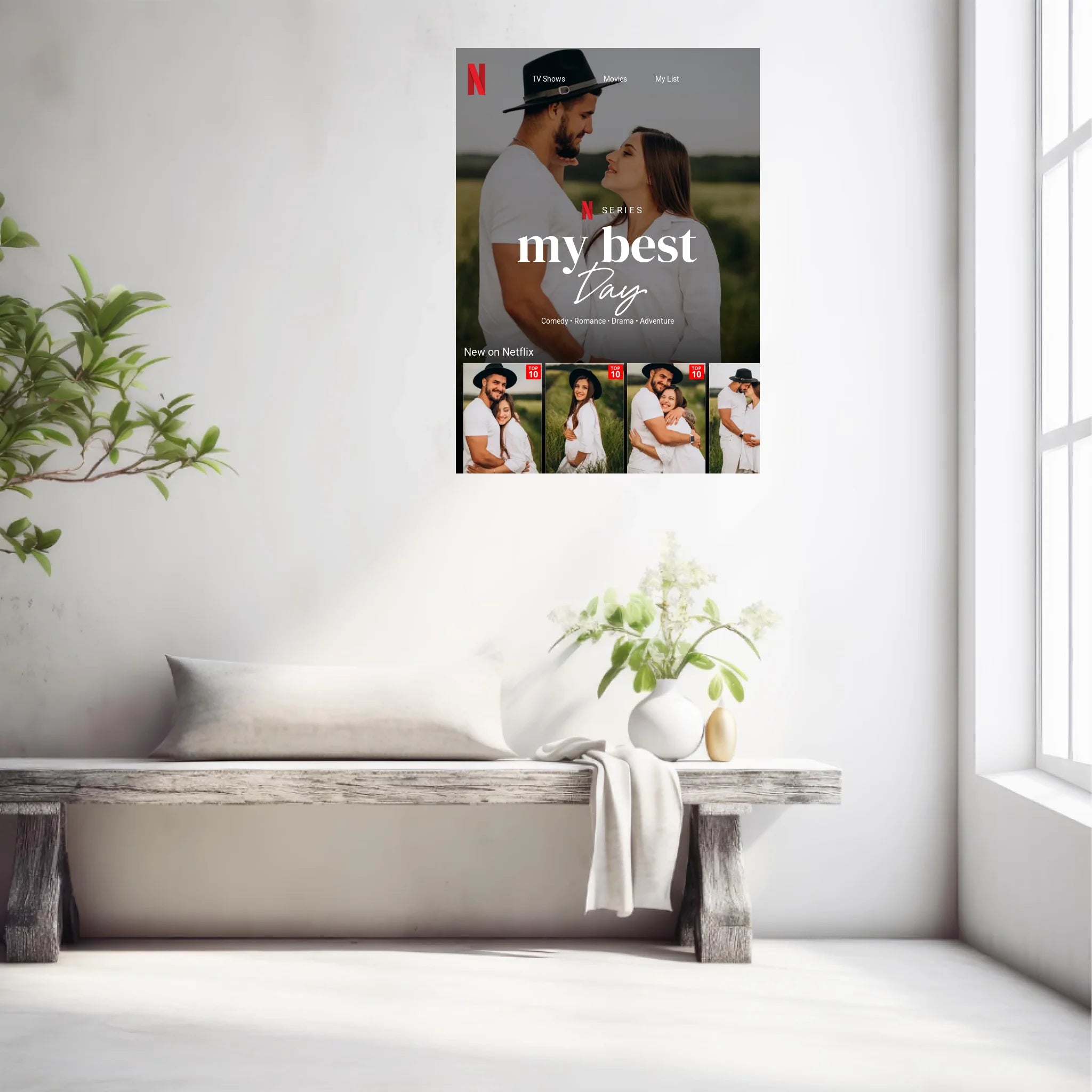 Affiche Personnalisée Netflix My Best Day