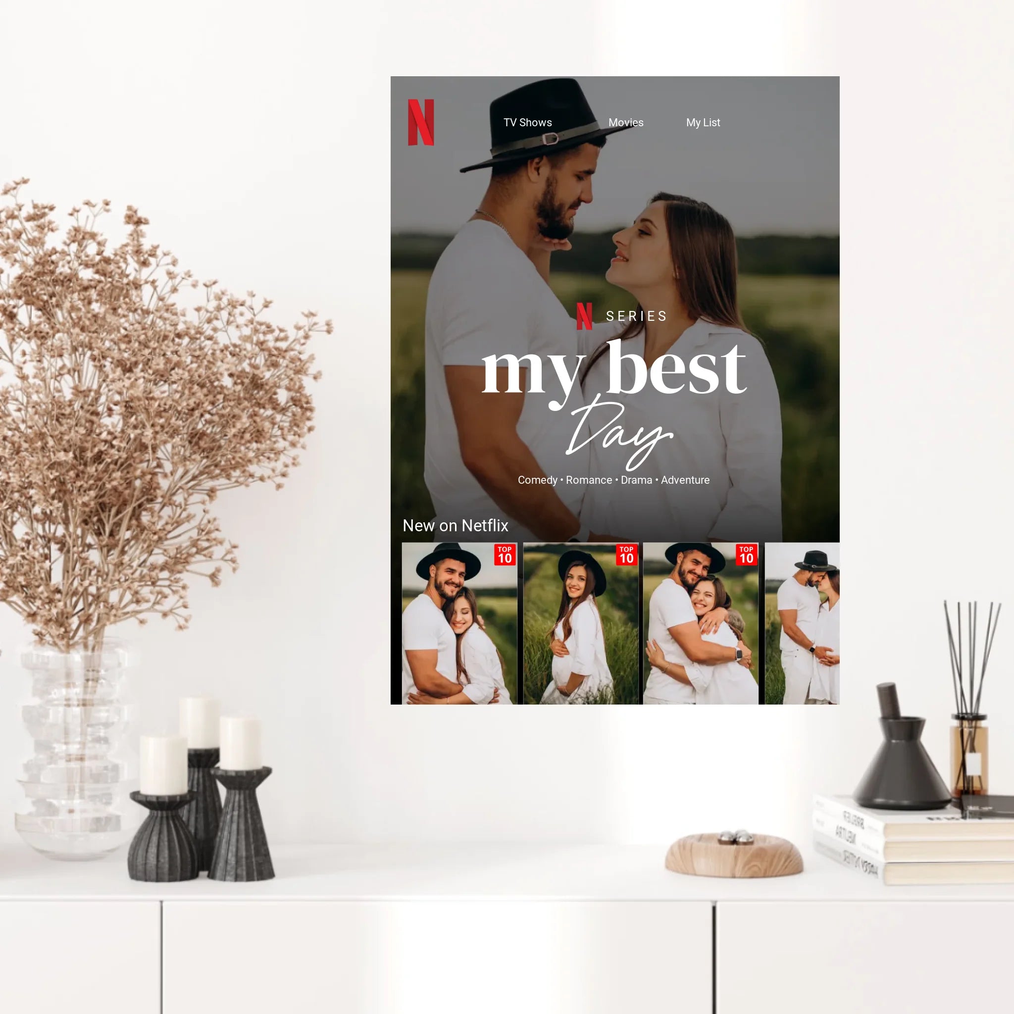 Affiche Personnalisée Netflix My Best Day