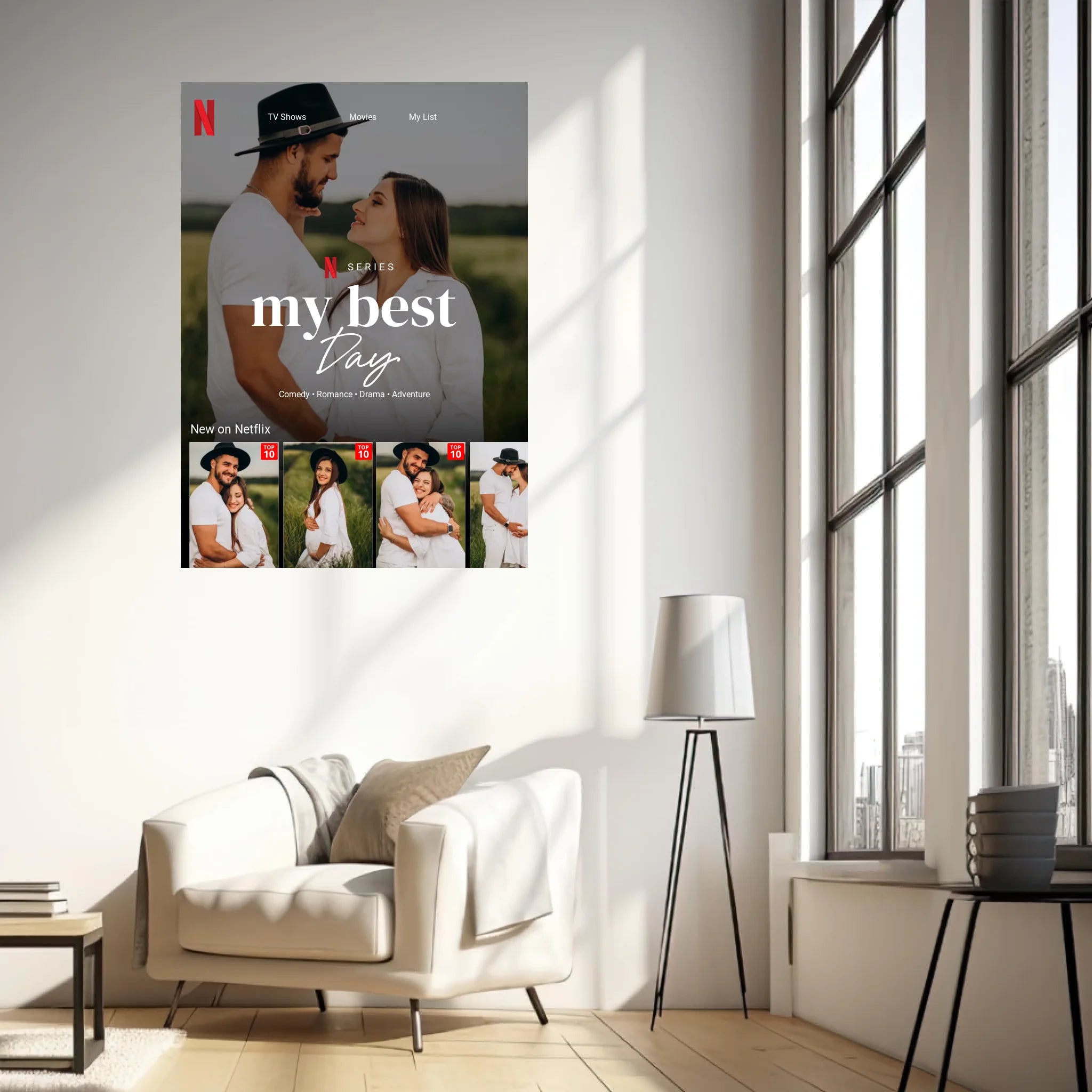 Affiche Personnalisée Netflix My Best Day