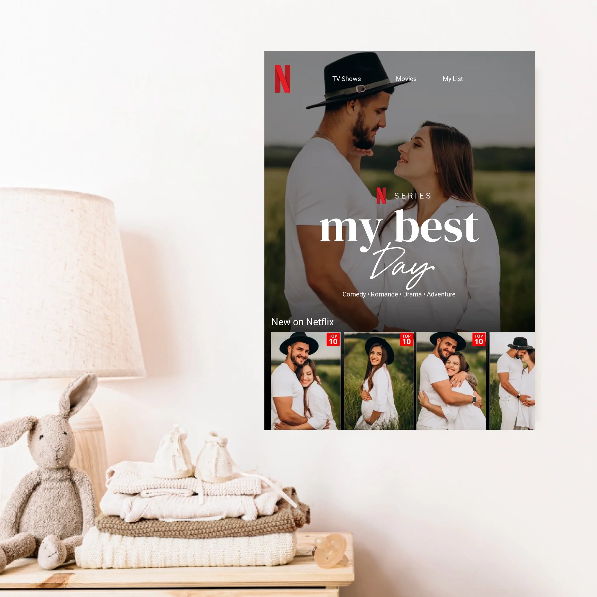 Affiche Personnalisée Netflix My Best Day