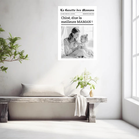 Affiche Personnalisée La Gazette des Mamans