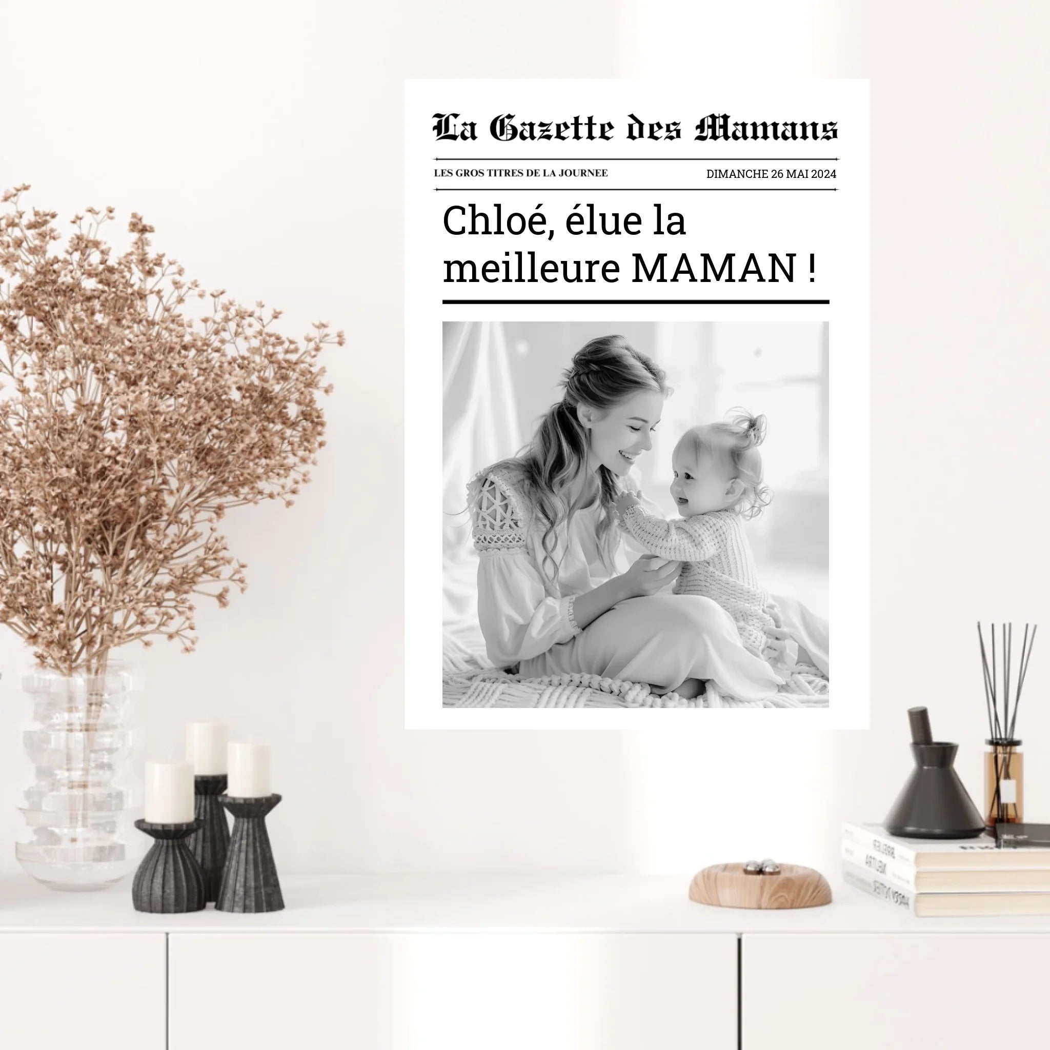 Affiche Personnalisée La Gazette des Mamans