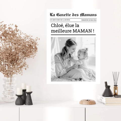 Affiche Personnalisée La Gazette des Mamans