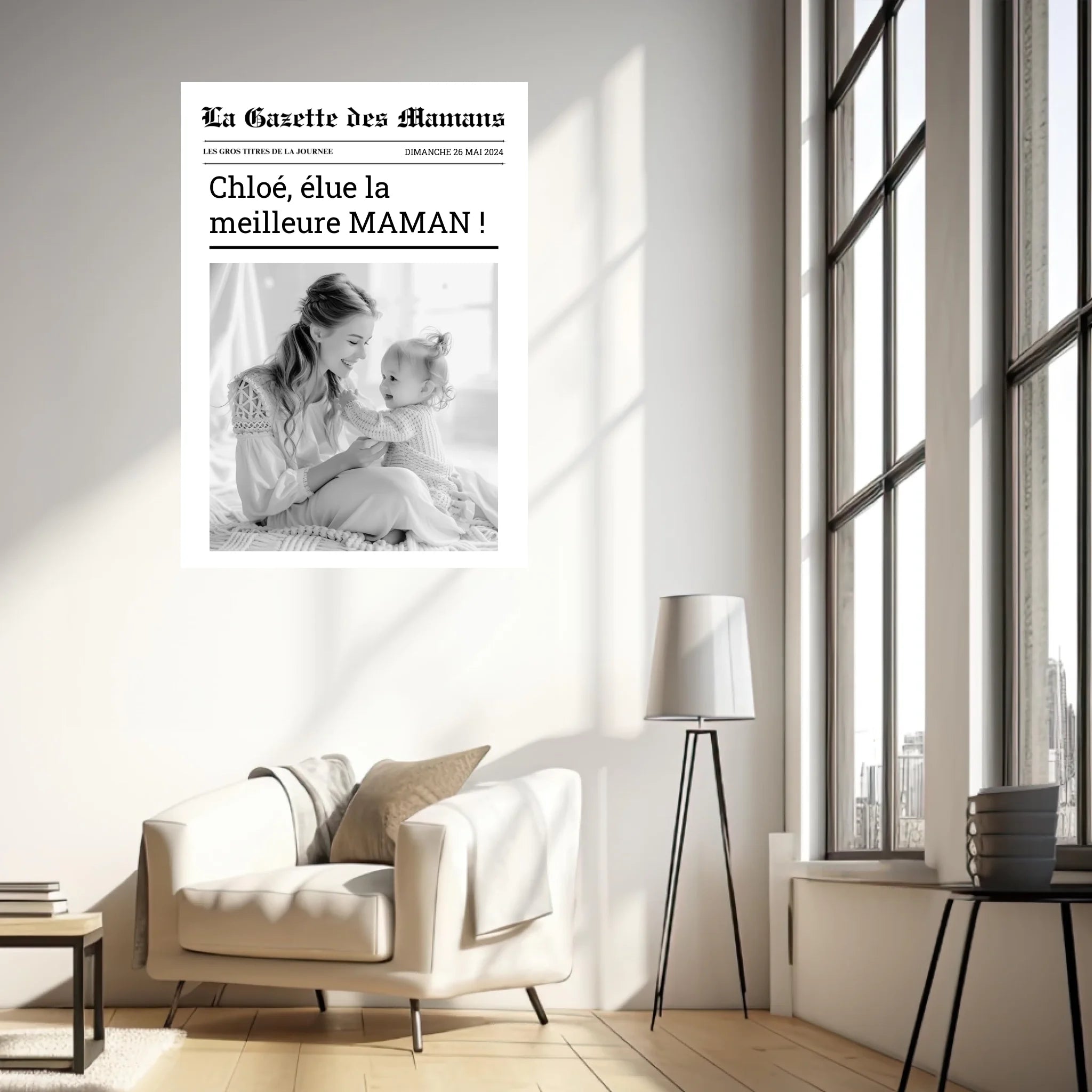 Affiche Personnalisée La Gazette des Mamans