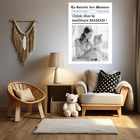 Affiche Personnalisée La Gazette des Mamans