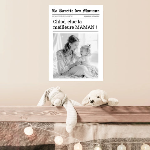 Affiche Personnalisée La Gazette des Mamans