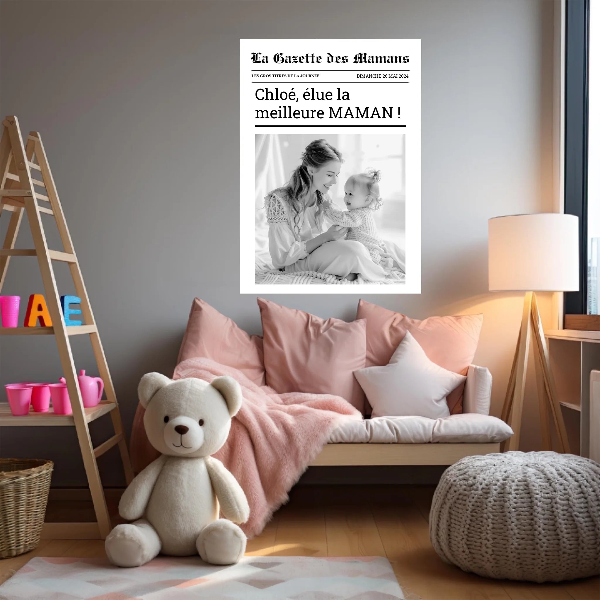 Affiche Personnalisée La Gazette des Mamans