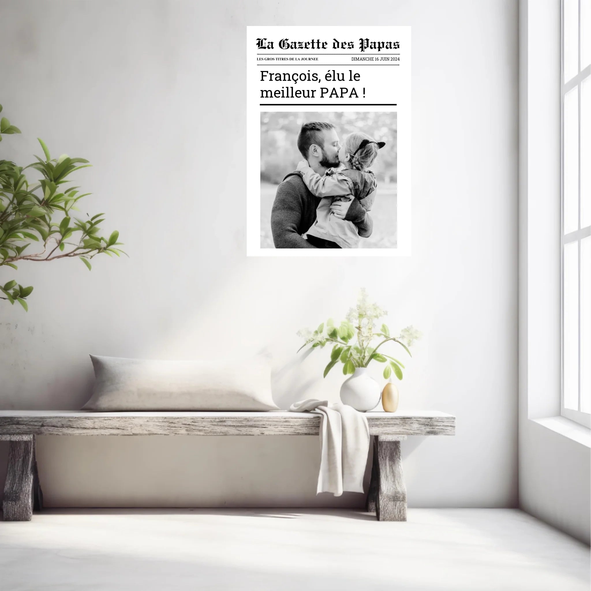 Affiche Personnalisée La Gazette des Papas