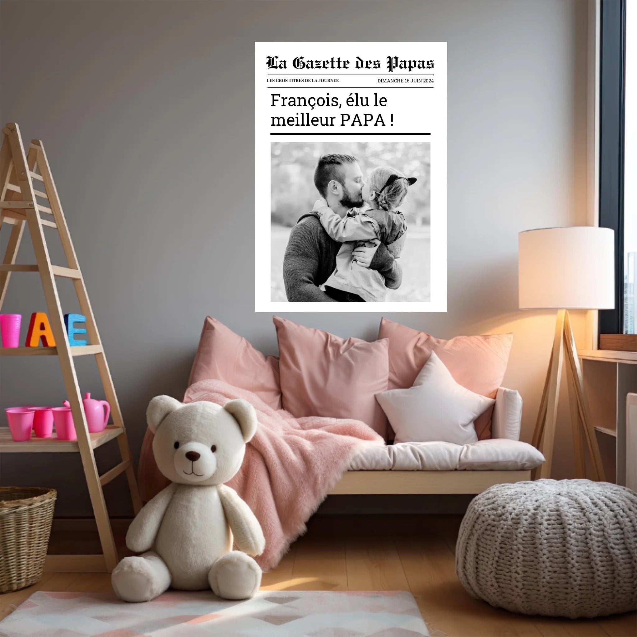 Affiche Personnalisée La Gazette des Papas
